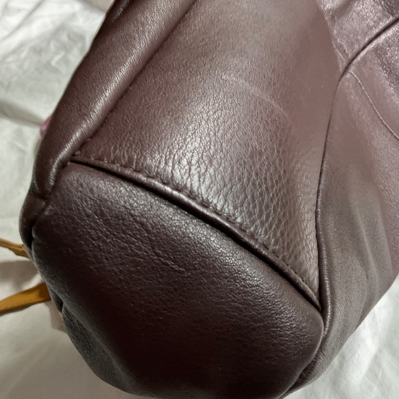 Leather Crossbody Foldover Bag by Emma Fox - Picture 16 of 16